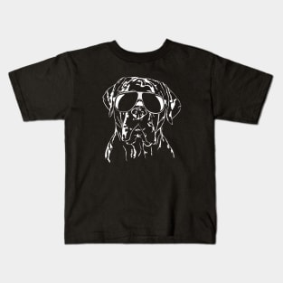 Cool Cane Corso Italiano with sunglasses Kids T-Shirt